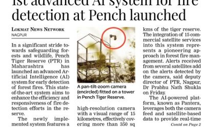 SLTP partner Satpuda Foundation successfully implements India’s first AI-based fire detection system for Pench Tiger Reserve Maharashtra.