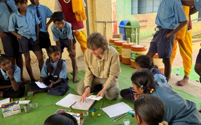 SLTP partner Satpuda Foundation collaborates with UK based environmental artists to deliver art workshops